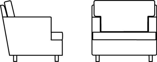 5031 Calle Lounge (Ash, Clear on Ash)